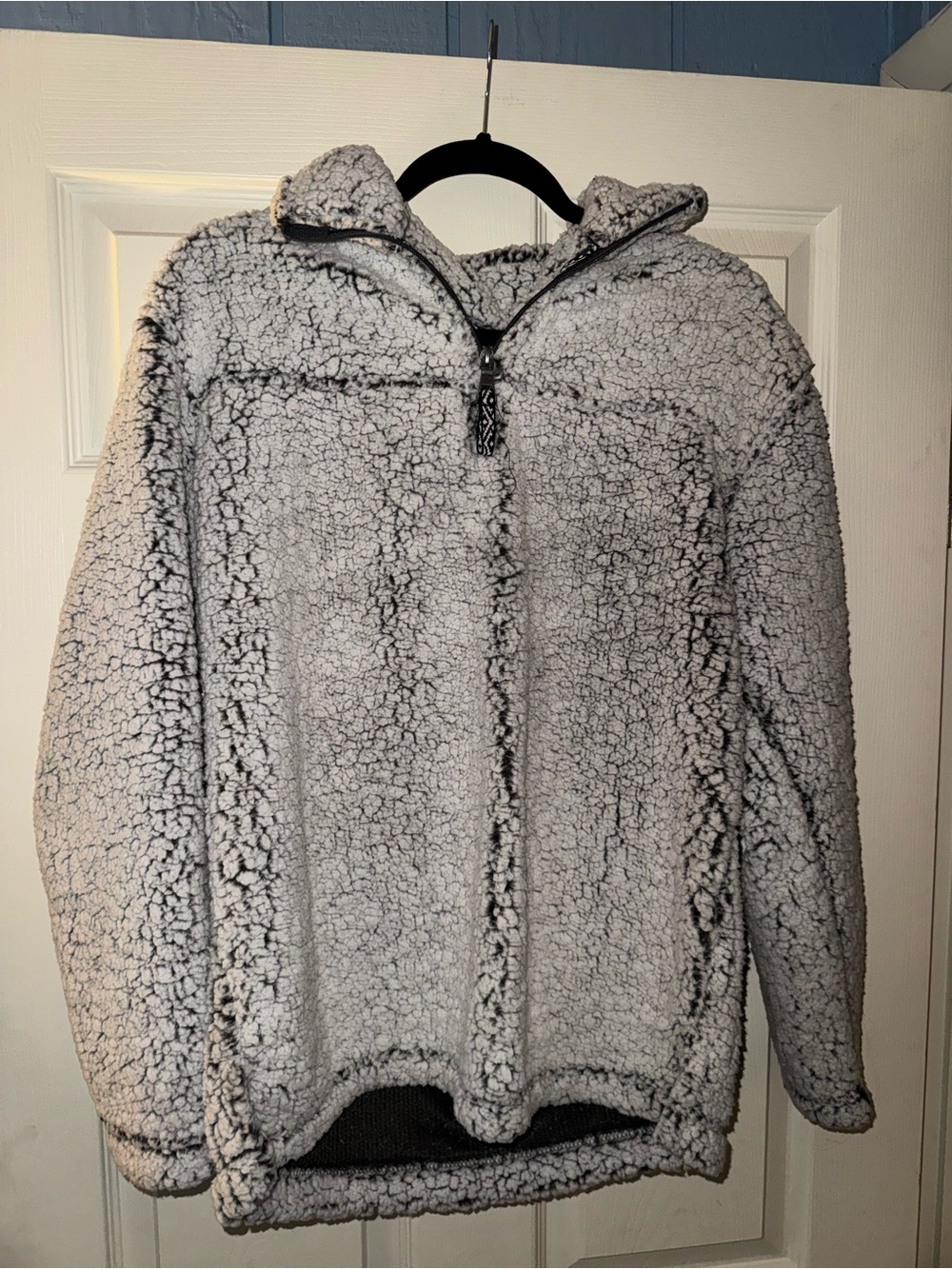 boxercraft Light Gray Sherpa Zip-Up Hoodie
